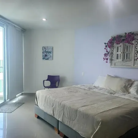 Luxury Beachfront Apartment 6 Guests Plus 1 Cartagena Exterior foto