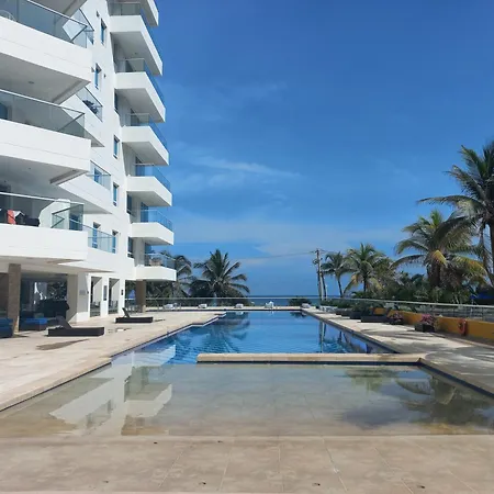 Luxury Beachfront Apartment 6 Guests Plus 1 Cartagena Exterior foto
